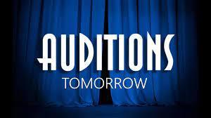 Auditions Tomorrow!