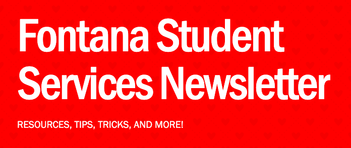 Student  Services Newsletter