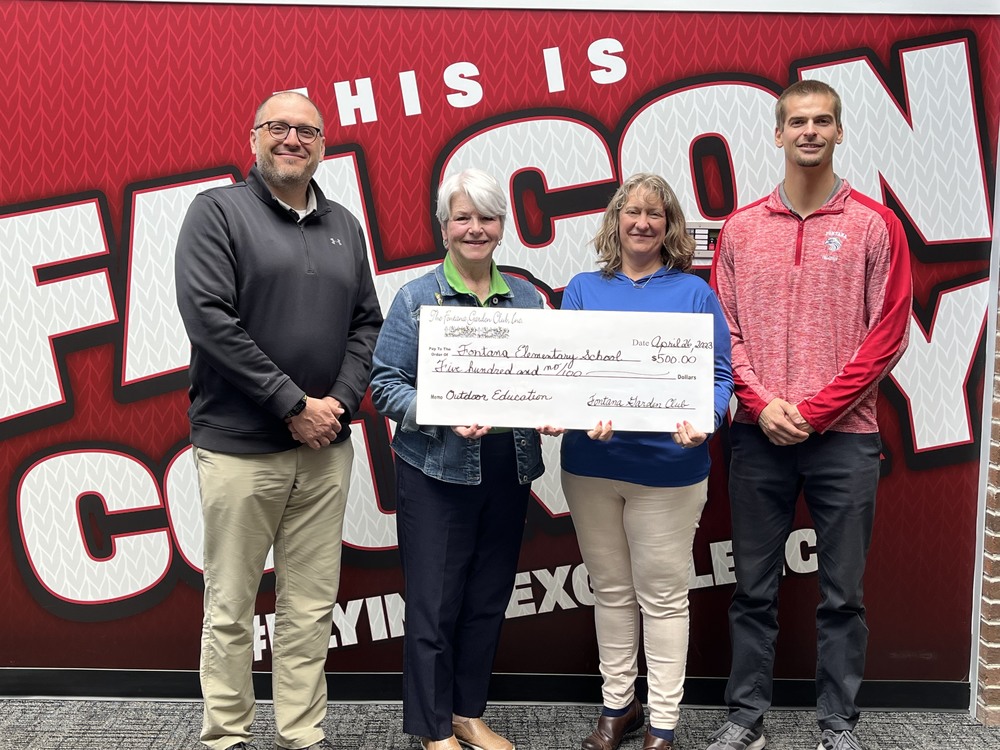 Garden Club Donation for OE