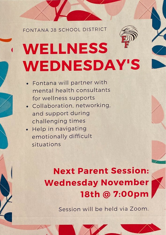 Parent Wellness Wednesday!