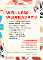 Parent Letter & Wellness Wednesday's