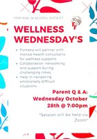Parent Wellness Wednesday 10/28