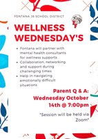 Parent Wellness Wednesday 10/14
